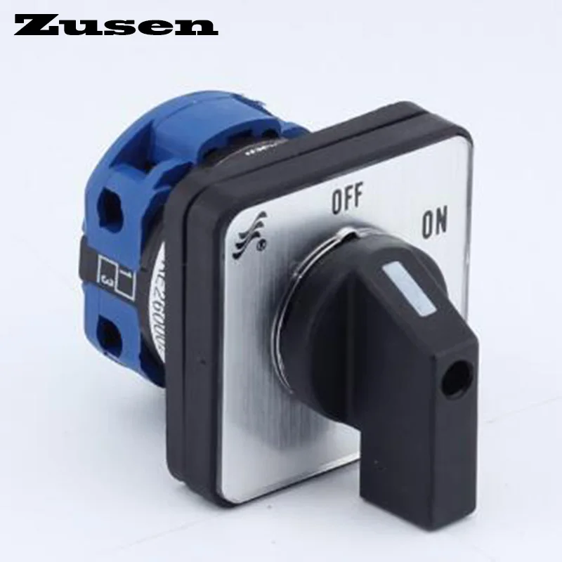 Zusen LW26-20 on/off 440V Ui 660V 20A Rotary Cam Switch 2 position 2 Poles 4 terminals
Zusen LW26-20 on/off 440V Ui 660V 20A Rotary Cam Switch 2 position 2 Poles 4 terminals