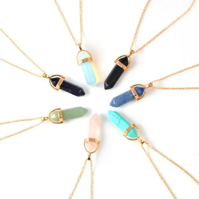 Exquisite fashion bohemian ethnic style necklace pendant crystal hexagonal column multi-layer pendant jewelry
Exquisite fashion bohemian ethnic style necklace pendant crystal hexagonal column multi-layer pendant jewelry