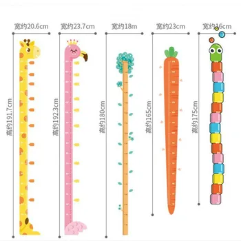 1PCS Cute Giraffe Flamingo Tree Carrot Snake Height Measure Stickers For Kid Wall Decal Kindergarten Bedroom Room Decor 45*60CM
1PCS Cute Giraffe Flamingo Tree Carrot Snake Height Measure Stickers For Kid Wall Decal Kindergarten Bedroom Room Decor 45*60CM