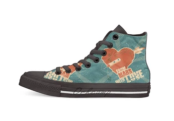 From Mars with love Design breathable Casual High Top lace-up Canvas shoes sneakers
From Mars with love Design breathable Casual High Top lace-up Canvas shoes sneakers