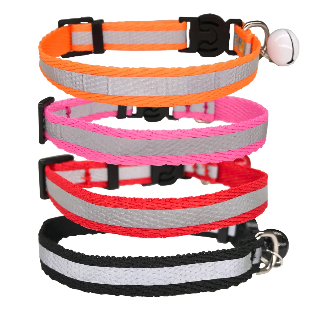 Safety Buckle cat collar 1.0 cmWidth Small Dogs Cat Collar Puppy Nylon Reflective Pet Dog Collar Necklace with Bell
Safety Buckle cat collar 1.0 cmWidth Small Dogs Cat Collar Puppy Nylon Reflective Pet Dog Collar Necklace with Bell