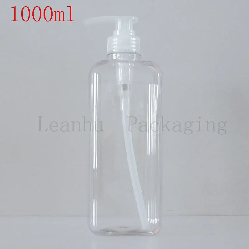 Clear PET Packaging Bottles With Lotion Cream Pump,Refillable Empty Cosmetic Containers,1000ML PET Shampoo,Shower Gel Bottle
Clear PET Packaging Bottles With Lotion Cream Pump,Refillable Empty Cosmetic Containers,1000ML PET Shampoo,Shower Gel Bottle