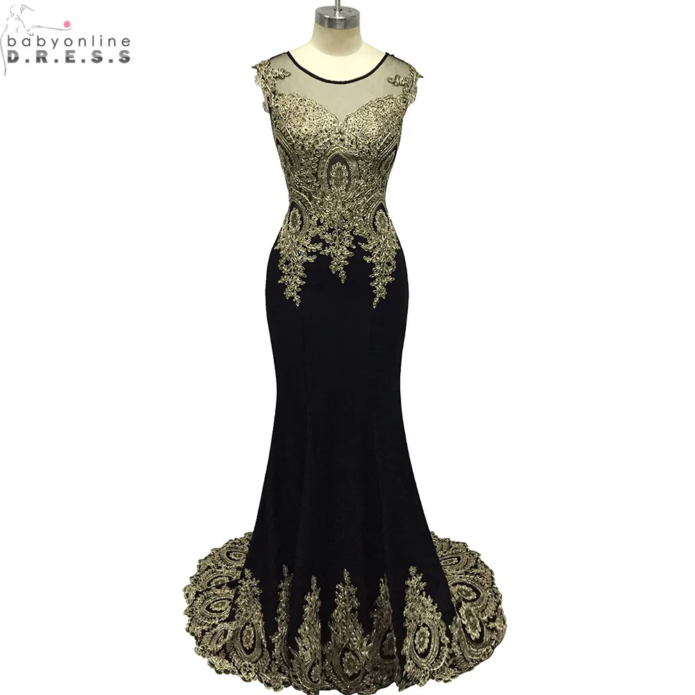 Robe de Soiree Longue Gold Lace Appliques Mermaid Evening Dress Dubai Arabic Evening Gowns Formal Evening Party Dress
Robe de Soiree Longue Gold Lace Appliques Mermaid Evening Dress Dubai Arabic Evening Gowns Formal Evening Party Dress