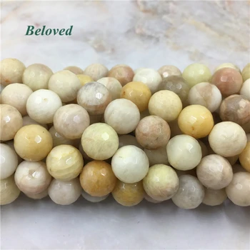Round Faceted Yellow Sunstone Loose Beads, Flash Moonstone Gems Strand Beads For Jewelry Making, BG18084
Round Faceted Yellow Sunstone Loose Beads, Flash Moonstone Gems Strand Beads For Jewelry Making, BG18084