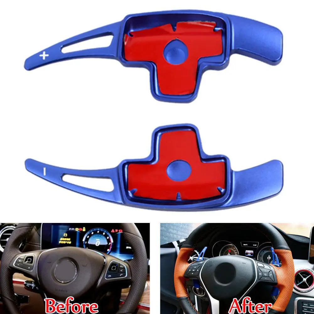 BBQ@FUKA Fit For 2015 Benz E Class C180L C200L C260L S Class CLA Steering Wheel Gear Shift Paddle Extension 2x Aluminum Alloy
BBQ@FUKA Fit For 2015 Benz E Class C180L C200L C260L S Class CLA Steering Wheel Gear Shift Paddle Extension 2x Aluminum Alloy