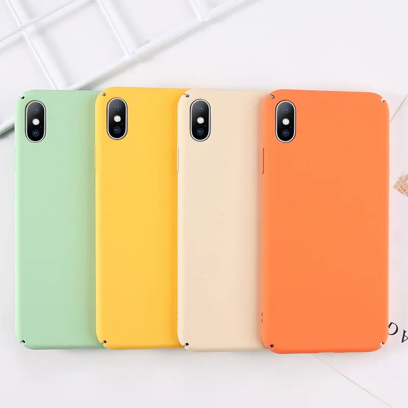 Simple Hard PC Full Cover For iPhone 7 6 6S 8 Plus Candy Color Phone Case For iPhone XR XS Xs Max X Ultra Slim Matte Case
Simple Hard PC Full Cover For iPhone 7 6 6S 8 Plus Candy Color Phone Case For iPhone XR XS Xs Max X Ultra Slim Matte Case