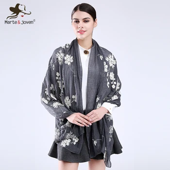 Marte&Joven Vintage Style Flower Embroidered Women Scarfs Oversized Long Cotton Blends Casual Retro Shawls and Scarves Ladies
Marte&Joven Vintage Style Flower Embroidered Women Scarfs Oversized Long Cotton Blends Casual Retro Shawls and Scarves Ladies