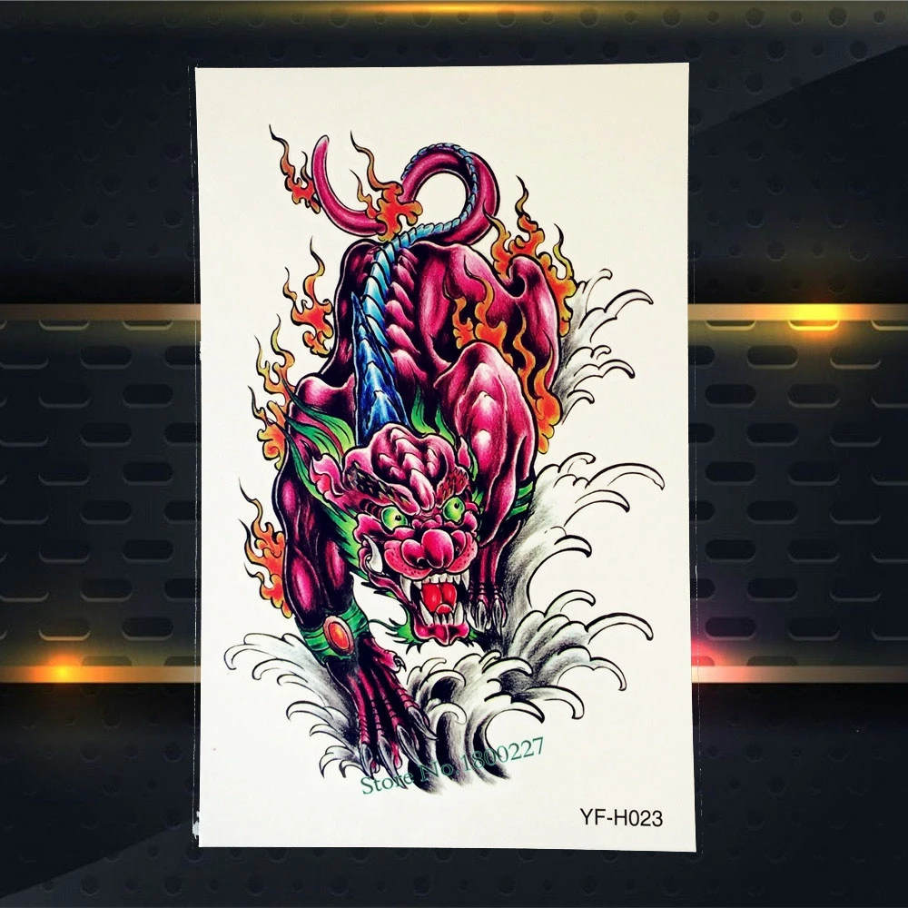 1PC Waterproof Body Arm Art Painting Flash Tattoo Sleeve PYFH23 Large Kirin Myth Dragon Monster Design Temporary Tattoo Stickers
1PC Waterproof Body Arm Art Painting Flash Tattoo Sleeve PYFH23 Large Kirin Myth Dragon Monster Design Temporary Tattoo Stickers