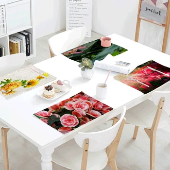 Hot Sale Green Leaves Pink Lotus Rose Napkin Dinner Table Flag Skirts Placemat Chrysanthemum Dining Decor Linen Print Tablecloth
Hot Sale Green Leaves Pink Lotus Rose Napkin Dinner Table Flag Skirts Placemat Chrysanthemum Dining Decor Linen Print Tablecloth