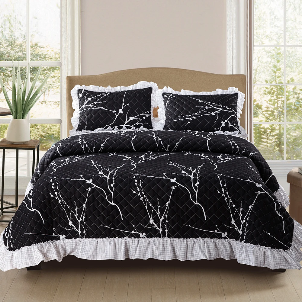 Country style bedding set with pillow case mediterranean style applique patchwork bedspread set Bed linen set new 3pcs
Country style bedding set with pillow case mediterranean style applique patchwork bedspread set Bed linen set new 3pcs