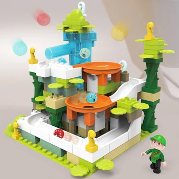 Marble Race Run Maze Ball Electric Cyclic Track Building Blocks Plastic Funnel Slide Big Size Bricks Compatible LeSet Duplo
Marble Race Run Maze Ball Electric Cyclic Track Building Blocks Plastic Funnel Slide Big Size Bricks Compatible LeSet Duplo