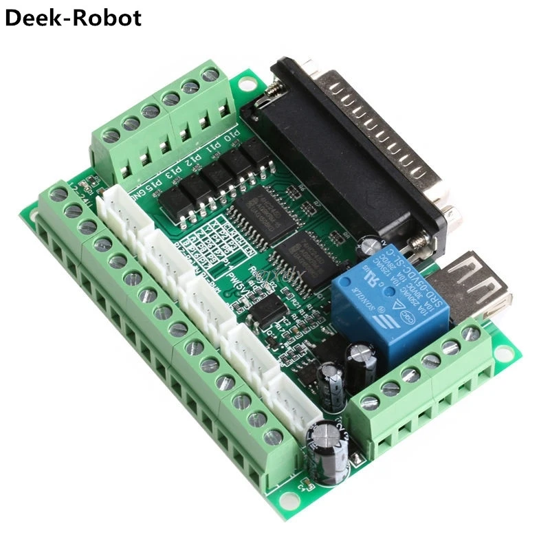Deek-Robot 5 Axis CNC Breakout Board With Optical Coupler For Stepper Motor MACH3 Driver Z10 Drop ship
Deek-Robot 5 Axis CNC Breakout Board With Optical Coupler For Stepper Motor MACH3 Driver Z10 Drop ship