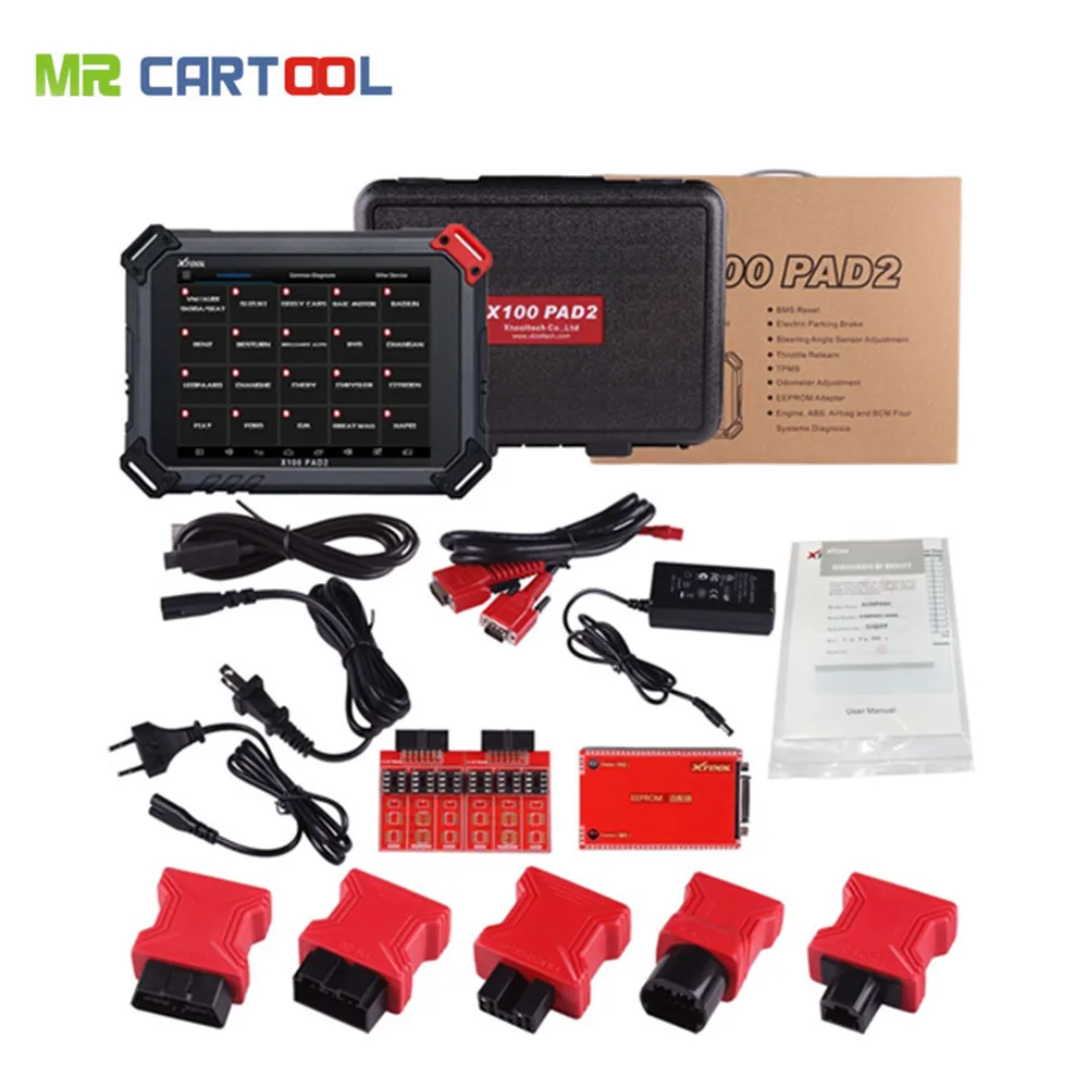 XTOOL X100 PAD2 Car Key Programmer Code Reader Auto OBD 2 EPB EPS Odometer Correction Automotive Diagnostic Tool Software Update
XTOOL X100 PAD2 Car Key Programmer Code Reader Auto OBD 2 EPB EPS Odometer Correction Automotive Diagnostic Tool Software Update