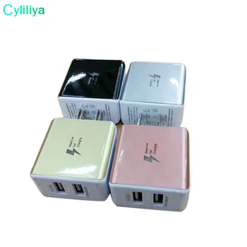5V 2.1A Fast Charging Dual usb ports Us Ac home wall charger power adapter for iphone 5 6 7 8 For samsung s7 s8 note 8 htc
5V 2.1A Fast Charging Dual usb ports Us Ac home wall charger power adapter for iphone 5 6 7 8 For samsung s7 s8 note 8 htc