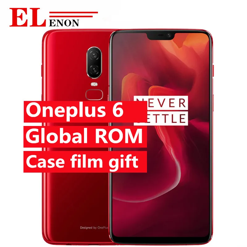 Разблокированный оригинальный мобильный телефон Oneplus 6 ГБ 64 A6000 Snapdragon 845 28 дюймов