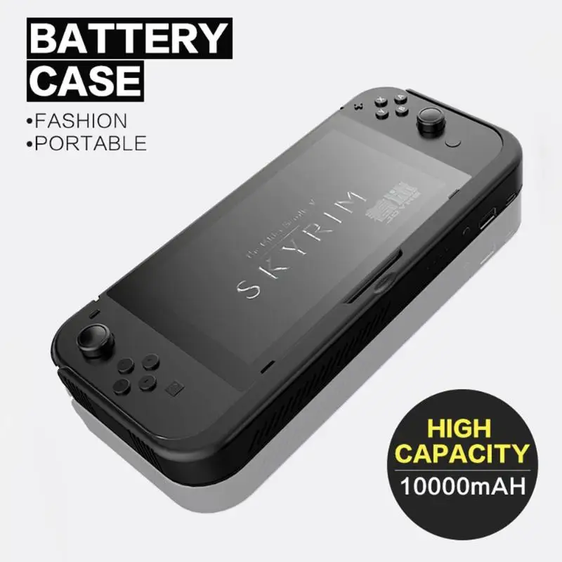 10000mAh Power Bank Charger Stand Back Shell Case Fit for Nintend Switch NS Leather cover design exquisite waterproof dust-proo
10000mAh Power Bank Charger Stand Back Shell Case Fit for Nintend Switch NS Leather cover design exquisite waterproof dust-proo