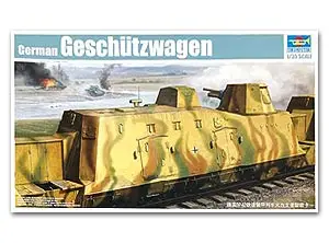 Trumpeter 1/35 scale model 01509 German BP42 type railroad armored train fire type cannon loaded card
Trumpeter 1/35 scale model 01509 German BP42 type railroad armored train fire type cannon loaded card