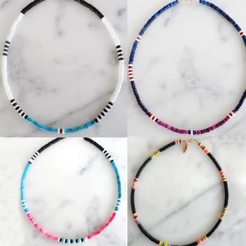 bohemian collar vsco girl lucite shell chokers Necklace bijoux femme recycled disc African Vinyl Beads HEISHI NECKLACE women
bohemian collar vsco girl lucite shell chokers Necklace bijoux femme recycled disc African Vinyl Beads HEISHI NECKLACE women