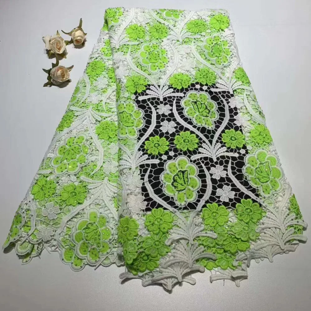 High Quality African Lace Fabric 2019 Latest African Guipure Lace double Color Nigerian Guipure Lace Fabric DFDE095
High Quality African Lace Fabric 2019 Latest African Guipure Lace double Color Nigerian Guipure Lace Fabric DFDE095