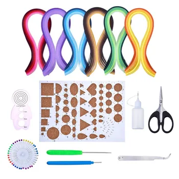 Complete Quilling Paper Material 600 Strips Paper w/8 Kinds Necessary Kit for Beginners DIY Scrapbooking Drawings Craft Tools
Complete Quilling Paper Material 600 Strips Paper w/8 Kinds Necessary Kit for Beginners DIY Scrapbooking Drawings Craft Tools