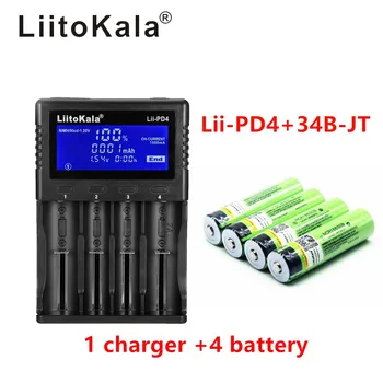 1 pcs liitokala mooring - pd4 lcd 3.7 v 18650 21700 carregador de bateria + inr18650 4 pcs 3.7 v 18650 3400 mah li ion baterias
1 pcs liitokala mooring - pd4 lcd 3.7 v 18650 21700 carregador de bateria + inr18650 4 pcs 3.7 v 18650 3400 mah li ion baterias