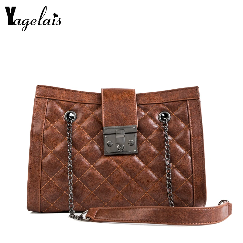 2019 Fashion Designer Diamond Lattice PU Leather Chain Shoulder Bags Solid Ladies Handbag Crossbody Messenger Bag for Women
2019 Fashion Designer Diamond Lattice PU Leather Chain Shoulder Bags Solid Ladies Handbag Crossbody Messenger Bag for Women