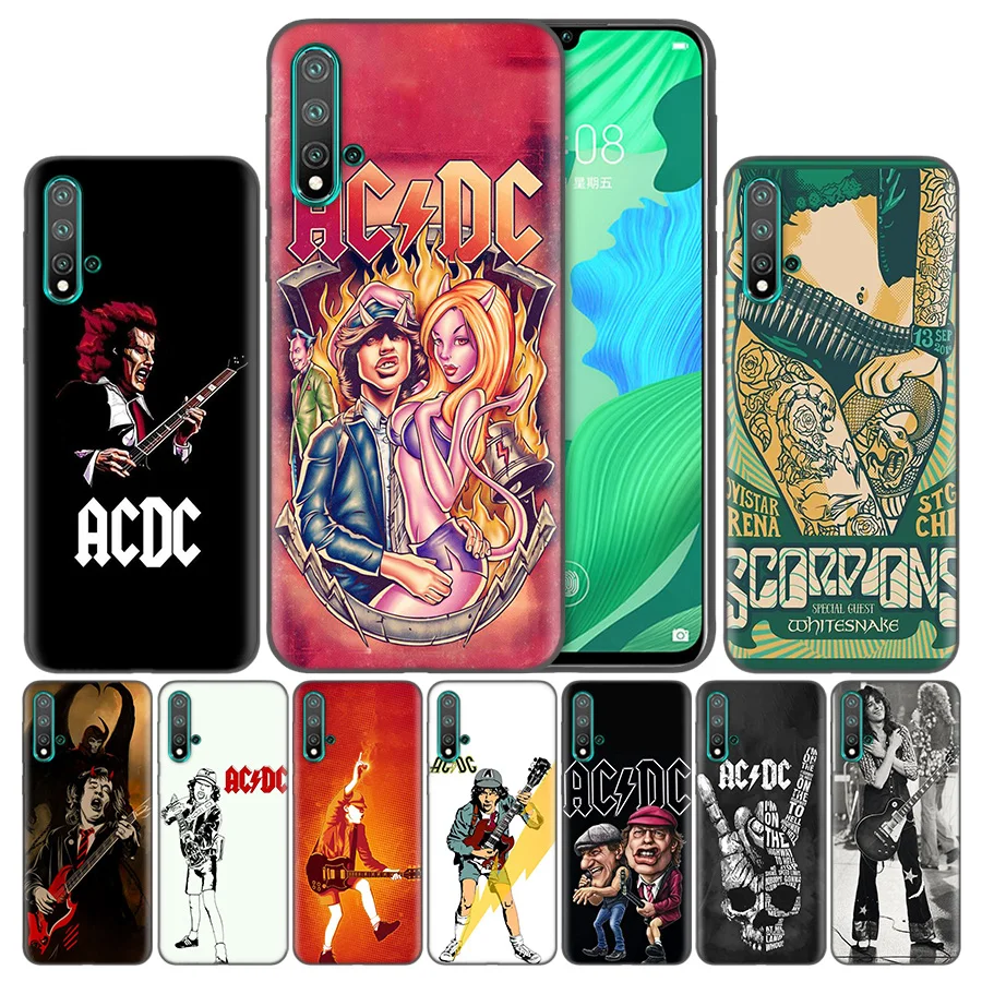 Bags Shell Silicone Cases For Huawei Honor 20 P20 P Smart Z Nova 5 Y6 Y7 Y9 lite Pro Plus 8X 2019 ACDC Rock
Bags Shell Silicone Cases For Huawei Honor 20 P20 P Smart Z Nova 5 Y6 Y7 Y9 lite Pro Plus 8X 2019 ACDC Rock