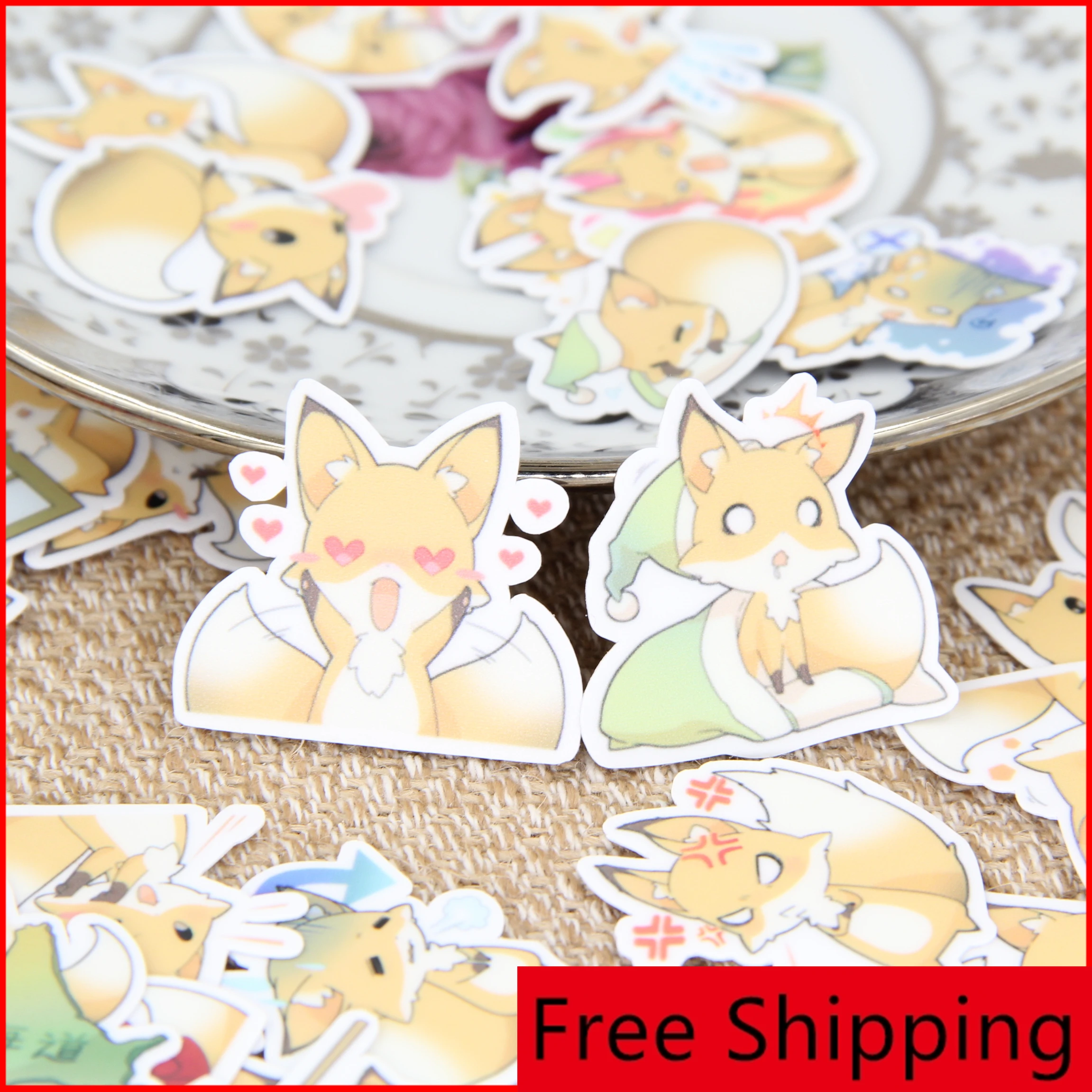 40pcs Animal expression fox personalized scrapbook Stickers scrapbooking material personalized sticker happy planner craft Diary
40pcs Animal expression fox personalized scrapbook Stickers scrapbooking material personalized sticker happy planner craft Diary