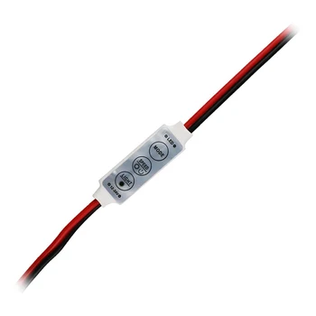 LED Controller Mini 3 Keys 12V Led Strip Control Brightness Dimmer For 3528 5050 Single Color Strip Light 1pcs JQ
LED Controller Mini 3 Keys 12V Led Strip Control Brightness Dimmer For 3528 5050 Single Color Strip Light 1pcs JQ