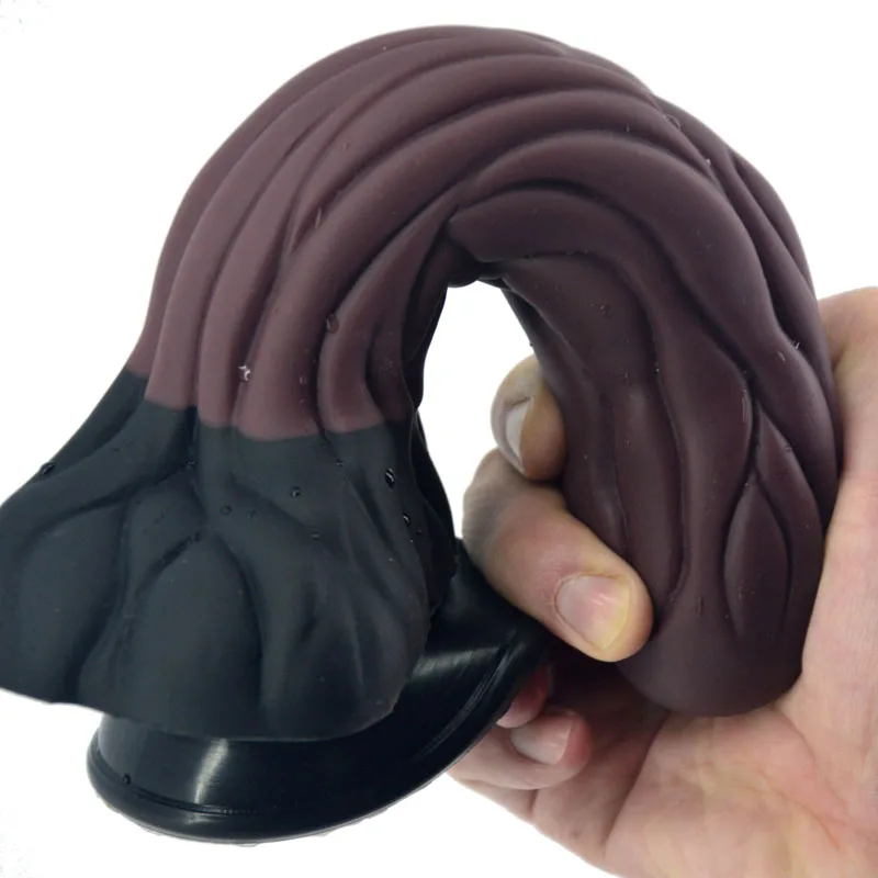 Silicong Old Bark Shape Deep Texture Dildo Perfect Substitute Normal Sized Man's Penis Insert to 6.3