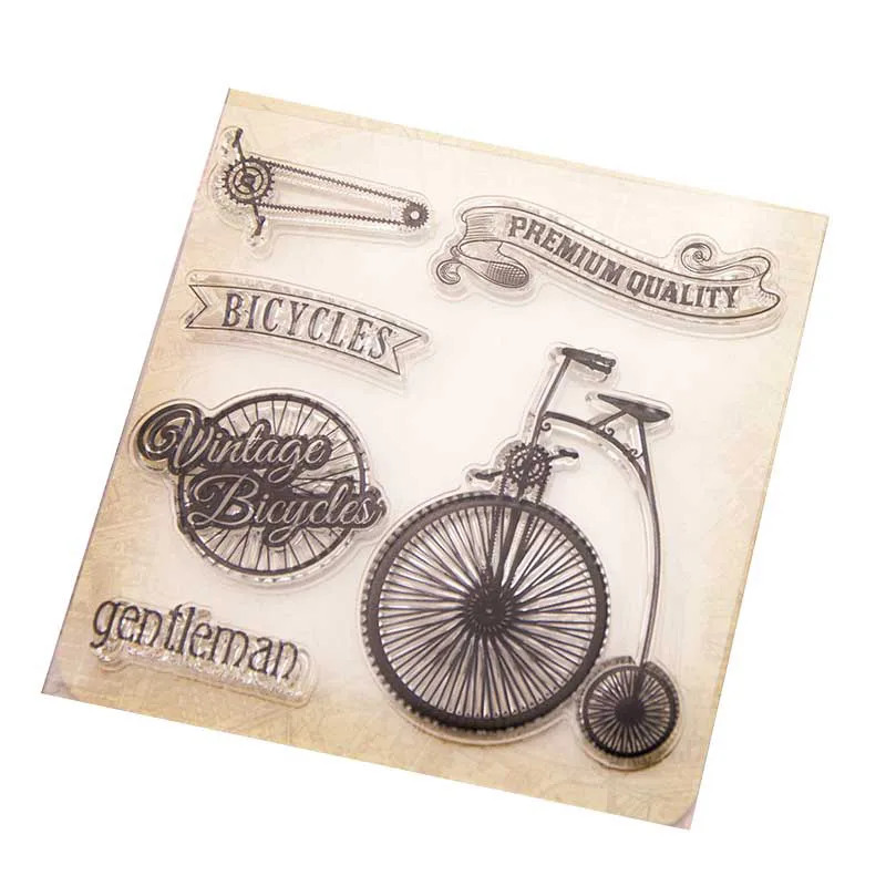 Vintage Bicycle Words Transparent Clear Silicone Stamp for Seal DIY Scrapbooking Photo Album Decorative Clear Stamp Sheets
Vintage Bicycle Words Transparent Clear Silicone Stamp for Seal DIY Scrapbooking Photo Album Decorative Clear Stamp Sheets