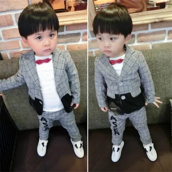 2pcs/Set Boys Suits for Party Wedding Gray Polid Boys Wedding Suit Leisure Suits For boy kids Wedding Suits Blazer Boy
2pcs/Set Boys Suits for Party Wedding Gray Polid Boys Wedding Suit Leisure Suits For boy kids Wedding Suits Blazer Boy