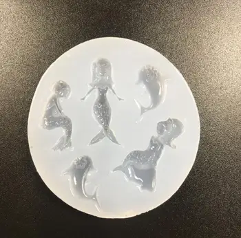 1pcs New Mirror Mermaid Dolphin Girl Fish Tail Dijiao UV Glue Clay Silicone Mold Jewelry Mobile Phone Shell Accessories Pendant
1pcs New Mirror Mermaid Dolphin Girl Fish Tail Dijiao UV Glue Clay Silicone Mold Jewelry Mobile Phone Shell Accessories Pendant