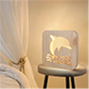 Wood Dolphin Night Light USB Powered Baby Gift Living Room Table Lamp Home Decor
Wood Dolphin Night Light USB Powered Baby Gift Living Room Table Lamp Home Decor