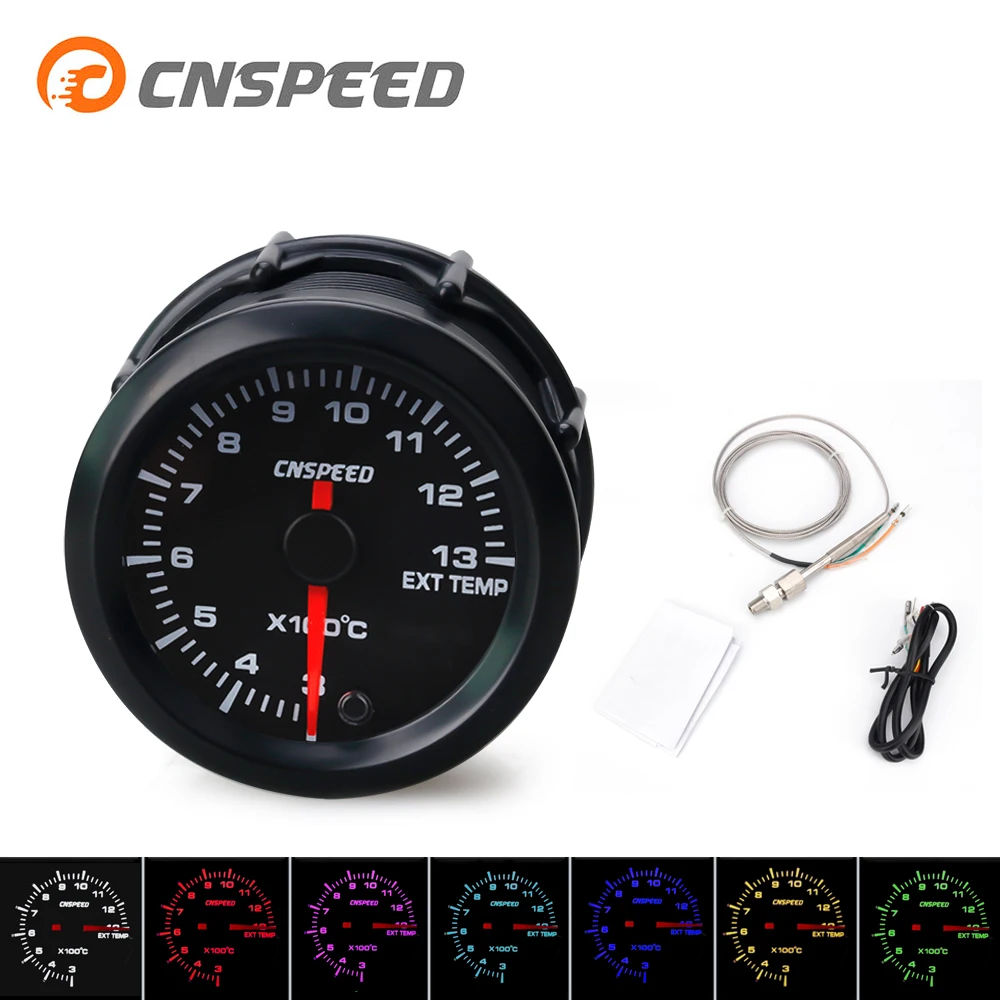 Dynoracing 2" 52mm 7 Colors LED Car Exhaust Gas Temp Gauge 300-1300 Celsius EGT Gauge High Speed Motor EXT Gauge BX101494
Dynoracing 2" 52mm 7 Colors LED Car Exhaust Gas Temp Gauge 300-1300 Celsius EGT Gauge High Speed Motor EXT Gauge BX101494