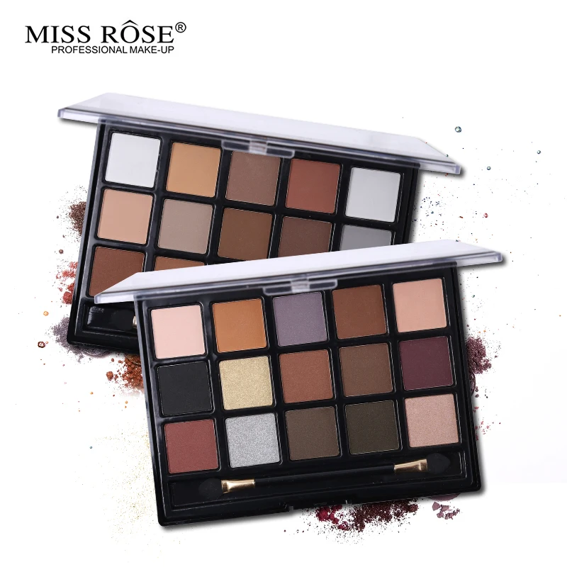 Miss Rose Professional Make Up 15 Color Eyeshadows Matte Eyer Shadow Makeup Palette Powder Glitter Shinny Long-lasting Natural
Miss Rose Professional Make Up 15 Color Eyeshadows Matte Eyer Shadow Makeup Palette Powder Glitter Shinny Long-lasting Natural