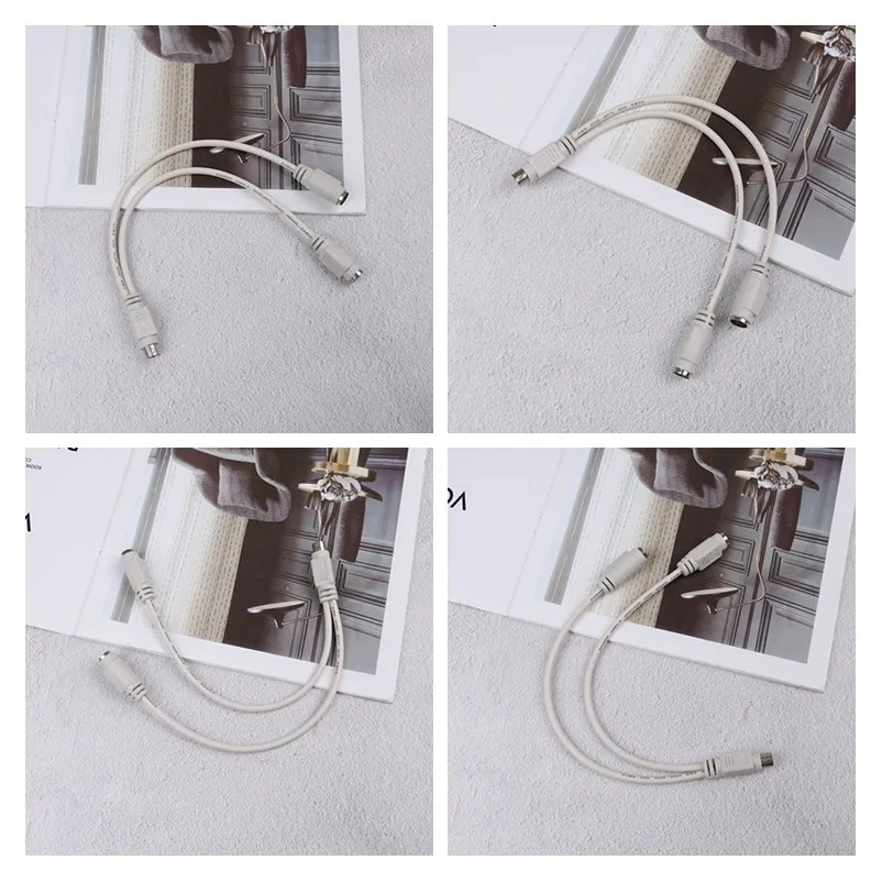 1Pcs 30cm For Ps/2 Male To Female Extension Cable Y Splitter Connector For Keyboard Mouse
1Pcs 30cm For Ps/2 Male To Female Extension Cable Y Splitter Connector For Keyboard Mouse