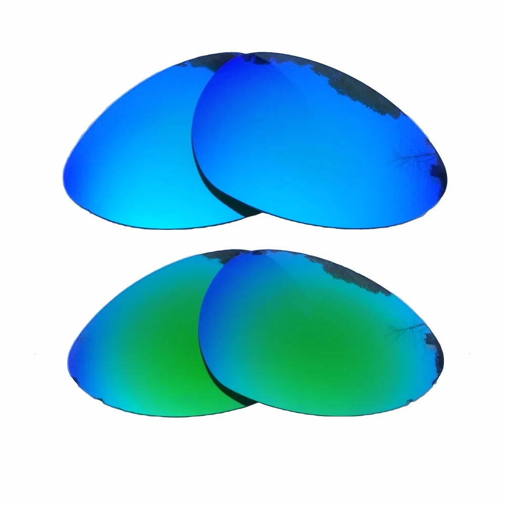 Ice Blue Mirrored & Green Mirrored Polarized Replacement Lenses for Crosshair S Frame 100% UVA & UVB
Ice Blue Mirrored & Green Mirrored Polarized Replacement Lenses for Crosshair S Frame 100% UVA & UVB