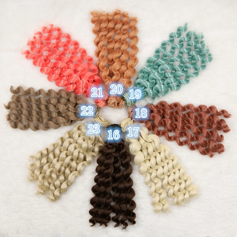 1pcs 20cm 30 colors Lolita Girl Hair row Doll Wig salon High-Temperature Material Straight Hair Wig For BJD Doll Accessories
1pcs 20cm 30 colors Lolita Girl Hair row Doll Wig salon High-Temperature Material Straight Hair Wig For BJD Doll Accessories