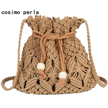 Bohemian Bali Small Bucket Crossbody Bag for Women 2020 Summer Handmade Straw Beach Bags Woven Knitted Shoulder Bag Purses
Bohemian Bali Small Bucket Crossbody Bag for Women 2020 Summer Handmade Straw Beach Bags Woven Knitted Shoulder Bag Purses