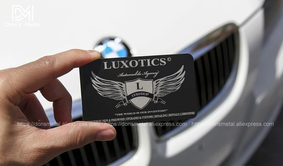 Custom metal card gold card business card hollow stainless steel business card metal business card membership card making