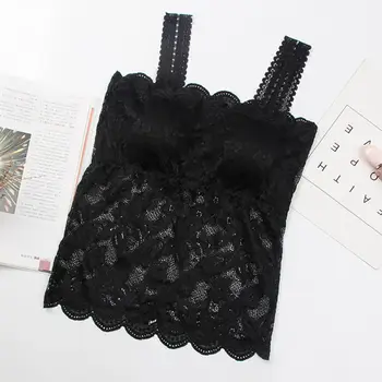 Women's Bra Sexy Tank Top Lace Cami Bralette Crochet Floral Cami Padded Tank Top Cropped Top For Women
Women's Bra Sexy Tank Top Lace Cami Bralette Crochet Floral Cami Padded Tank Top Cropped Top For Women