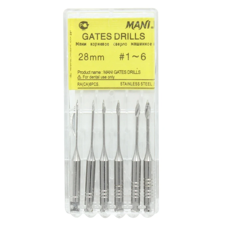 6Pcs/Box 28mm Dental Endodontic Files Reamers Dental Drill Dental Burs Gates Drills Glidden Endo Files Gate Dentist Materials
6Pcs/Box 28mm Dental Endodontic Files Reamers Dental Drill Dental Burs Gates Drills Glidden Endo Files Gate Dentist Materials