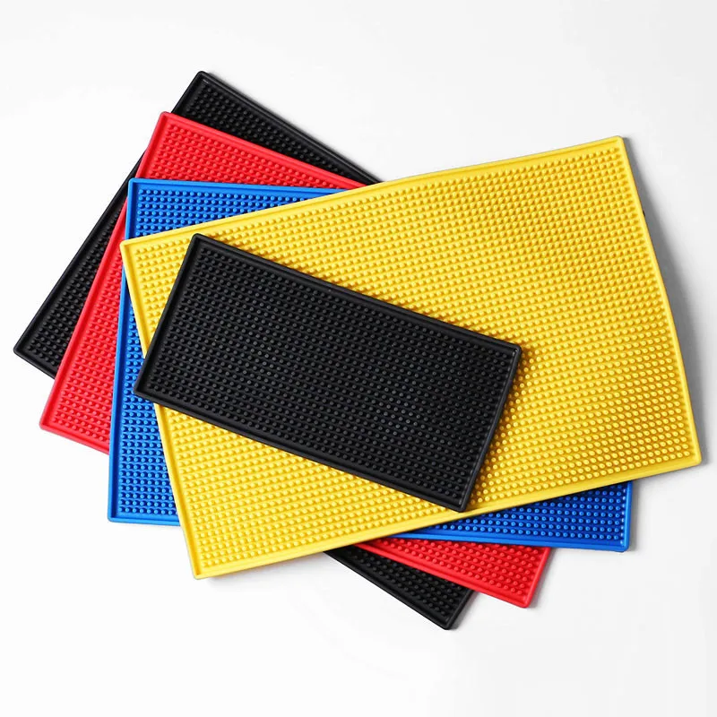 4 Colors Rectangle Rubber Beer Bar Service Spill Mat For Table cup Black Water Proof Anti-skid Mat Glass Coaster Place plate mat
4 Colors Rectangle Rubber Beer Bar Service Spill Mat For Table cup Black Water Proof Anti-skid Mat Glass Coaster Place plate mat