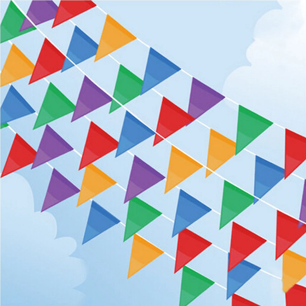 Cute 10M Banner Bunting Pennant Flags Party Wedding Rainbow Decor Flag Bunting Banners Kids Birthday Party Decoration Supplies
Cute 10M Banner Bunting Pennant Flags Party Wedding Rainbow Decor Flag Bunting Banners Kids Birthday Party Decoration Supplies