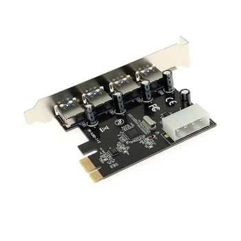 ZERODATE 5 Gbps 4-port PCI-E To USB 3.0 Hub PCI Express Extension Card Adapter Full Duplex Channel 2.5 Gbps PCI-E Bus.
ZERODATE 5 Gbps 4-port PCI-E To USB 3.0 Hub PCI Express Extension Card Adapter Full Duplex Channel 2.5 Gbps PCI-E Bus.