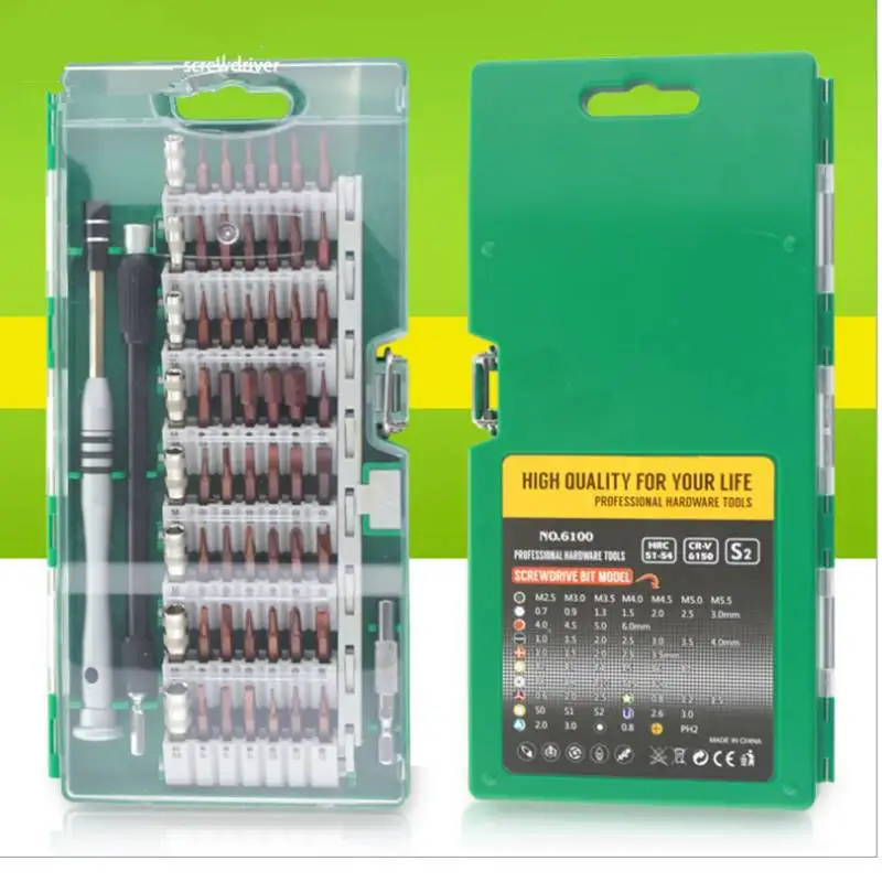 60 in 1 Multi-function Precision Screwdriver Set Mini Magnetic Computer Mobile Phone Electronic Device Hand Home Repair Tools
60 in 1 Multi-function Precision Screwdriver Set Mini Magnetic Computer Mobile Phone Electronic Device Hand Home Repair Tools