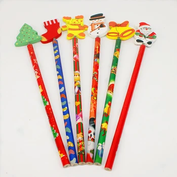 6pcs Christmas children's stationery navidad Cartoon pencil Xmas Santa Claus Kindergarten kerst primary school gifts noel AB375
6pcs Christmas children's stationery navidad Cartoon pencil Xmas Santa Claus Kindergarten kerst primary school gifts noel AB375