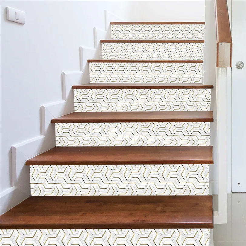 DIY 3D Simulation Stair Stickers Modern Wall Sticker for Bedroom Living Room Stair Decor Waterproof Decal Home Decoration 8D12
DIY 3D Simulation Stair Stickers Modern Wall Sticker for Bedroom Living Room Stair Decor Waterproof Decal Home Decoration 8D12