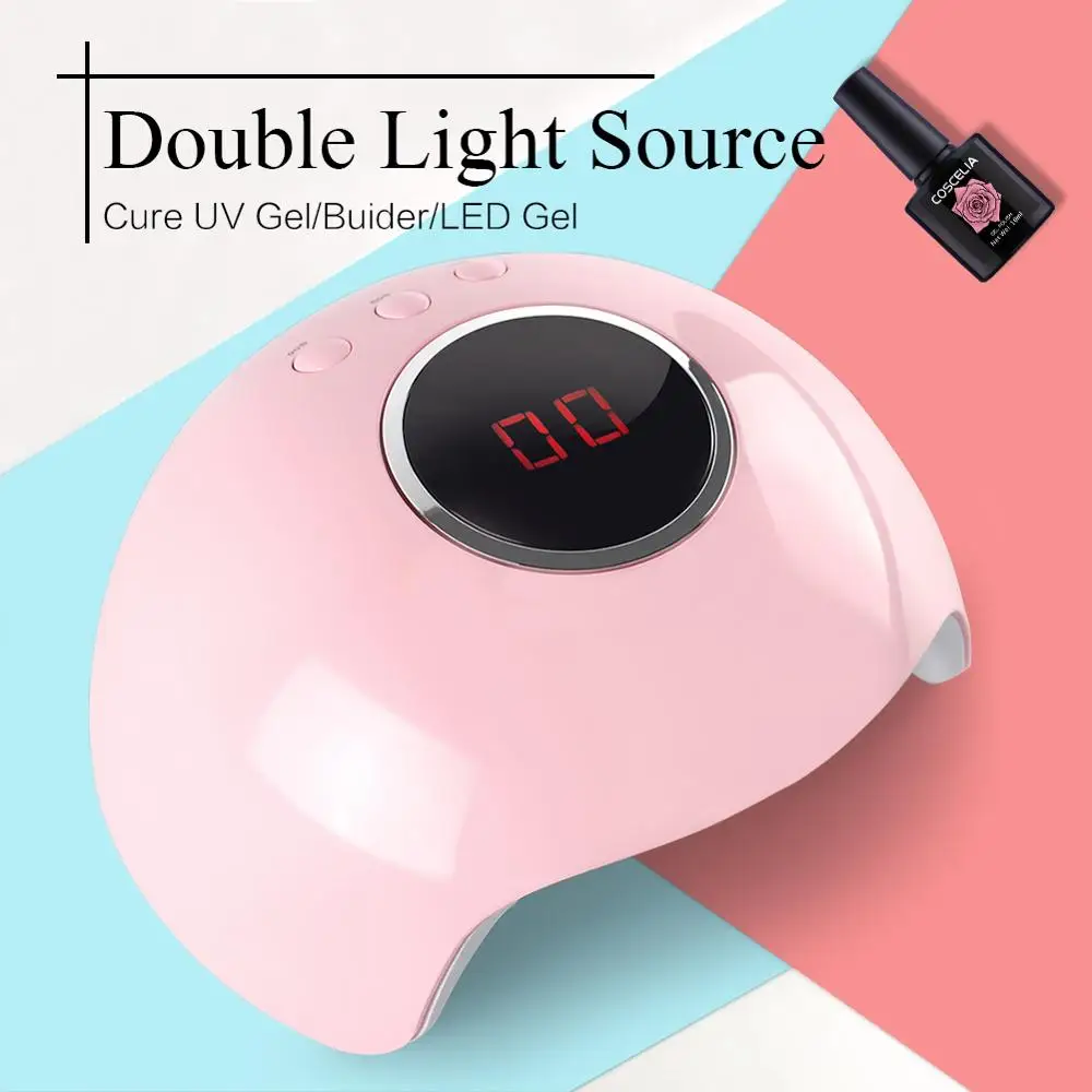 COSCELIA Nail Dryer 24/36W/80W LED UV Lamp All Gel Manicure Fast Curing Gel Polish Lamp for Nail Manicure MachineNail Art Tools
COSCELIA Nail Dryer 24/36W/80W LED UV Lamp All Gel Manicure Fast Curing Gel Polish Lamp for Nail Manicure MachineNail Art Tools